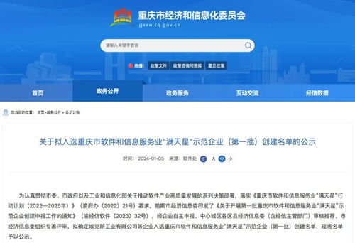 亞信科技旗下數智邏輯入選重慶市“滿天星”示范企業，引領軟件與信息服務業高質量發展